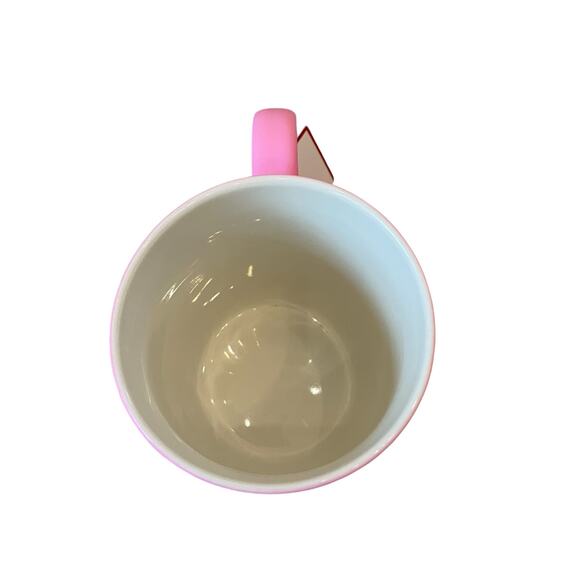 Peppermint & Pine Pink Bow Garland Soft Touch Coffee Cocoa Mug Holiday NEW - Picture 4 of 10